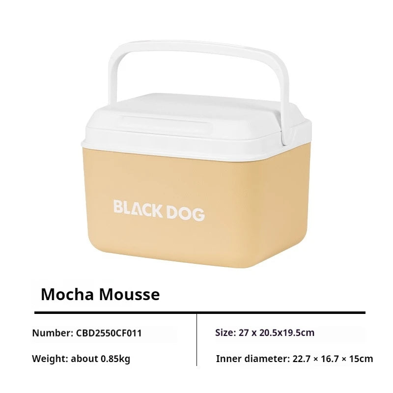 Naturehike BLACKDOG 25L/13L/5L Cooler Box Portable Camping Picnic Large Capacity Outdoor Fishing Car Insulated Refrigerator Box