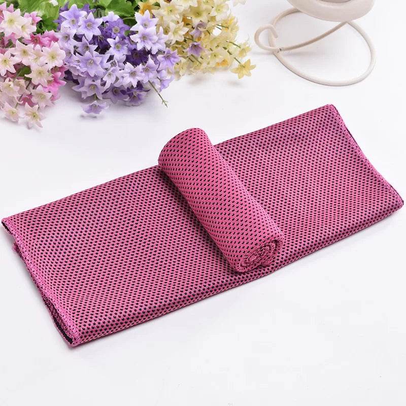 Cooling Towel Neck Wrap Lce Sports Beach Towels Cold Microfiber Cloth For Yoga Golf Gym Fitness Summer Outdoor Work100X30cm - P12 Hub Europe