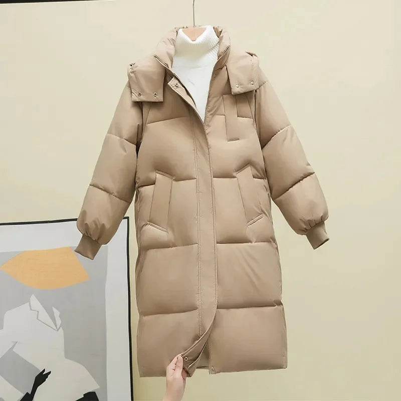 Warm Slim Hooded Winter Parka - P12 Hub Europe