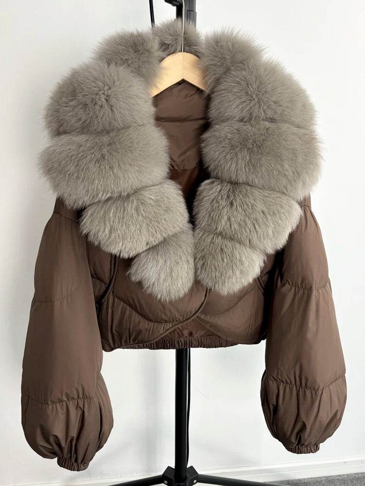 Luxury Fox Fur Down Parka - P12 Hub Europe