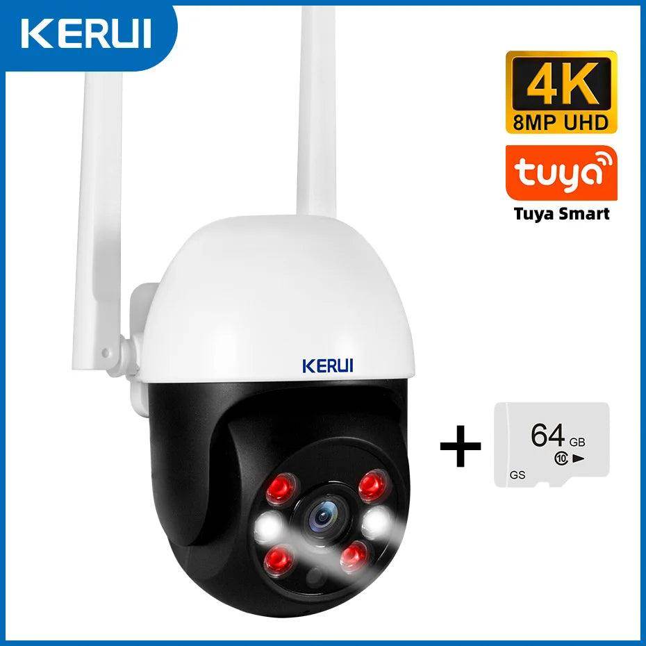 Outdoor Camera Tuya 4K/5K PTZ Dual Lens, AI Motion, Color Night - P12 Hub Europe