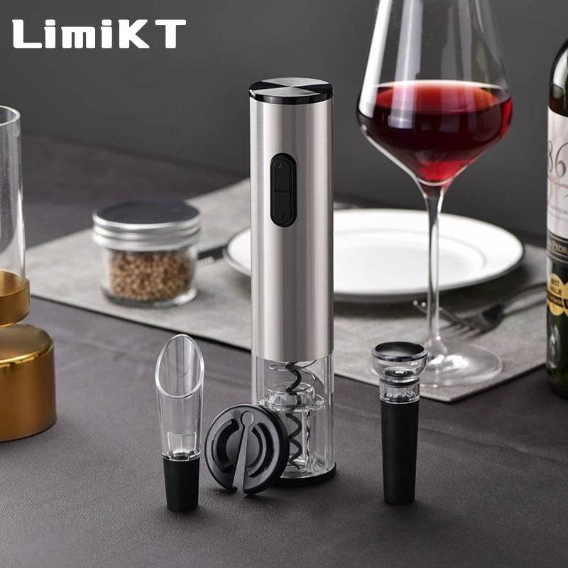 LimiKT Electric Wine Bottle Opener Electric Wine Bottle Opener Battery Wine Bottle Opener Tool Set - P12 Hub Europe