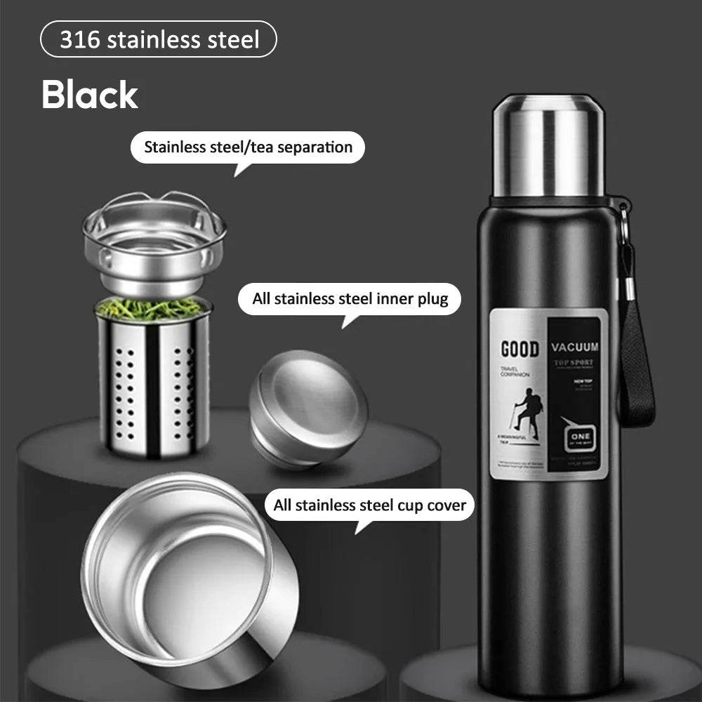 1000ML Stainless Steel Sport Thermos - P12 Hub Europe