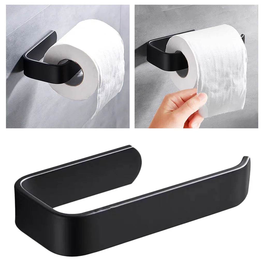 Storage Rack No Punching Towel Rack Kitchen Holder Shelf For Kitchen Wall Shelves Fixture Home Improvement Tissue Holder - P12 Hub Europe