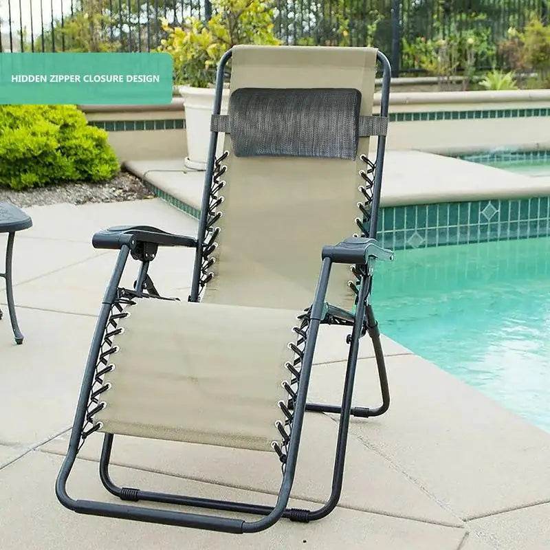 Neck Brace Pillow Head Support Protector Recliner Headrest Beach Folding Chair Pad Pillow Garden Backyard Chair Head Cushion - P12 Hub Europe
