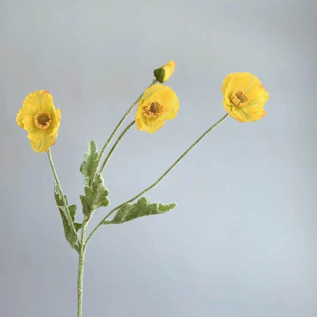 4 Head Artificial Flowers Bouquet Poppy Fake Flowers For Home Decor Garden Party Wedding Decoration Diy Accessories - P12 Hub Europe
