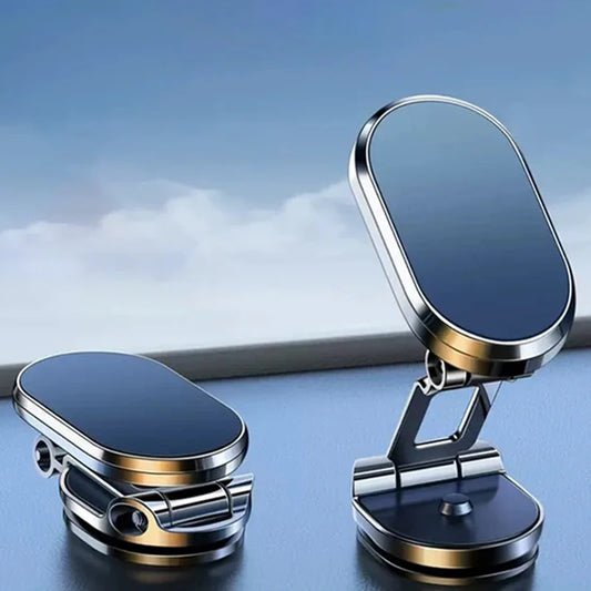 1080 Rotatable Magnetic Car Phone Holder Magnet Smartphone Support GPS Foldable Phone Bracket in Car For iPhone Samsung Xiaomi