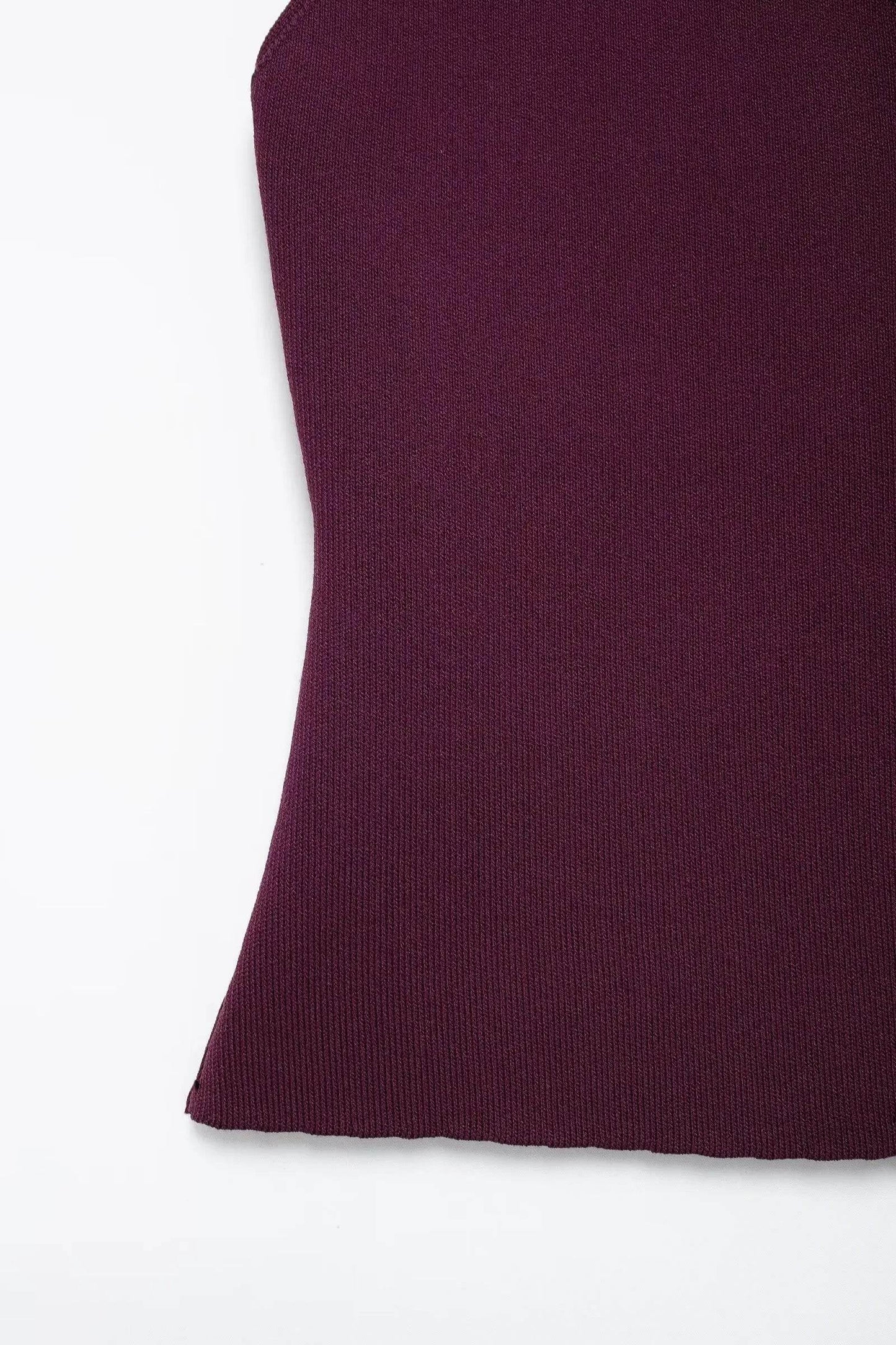 Wine Red Knit Skirt - P12 Hub Europe