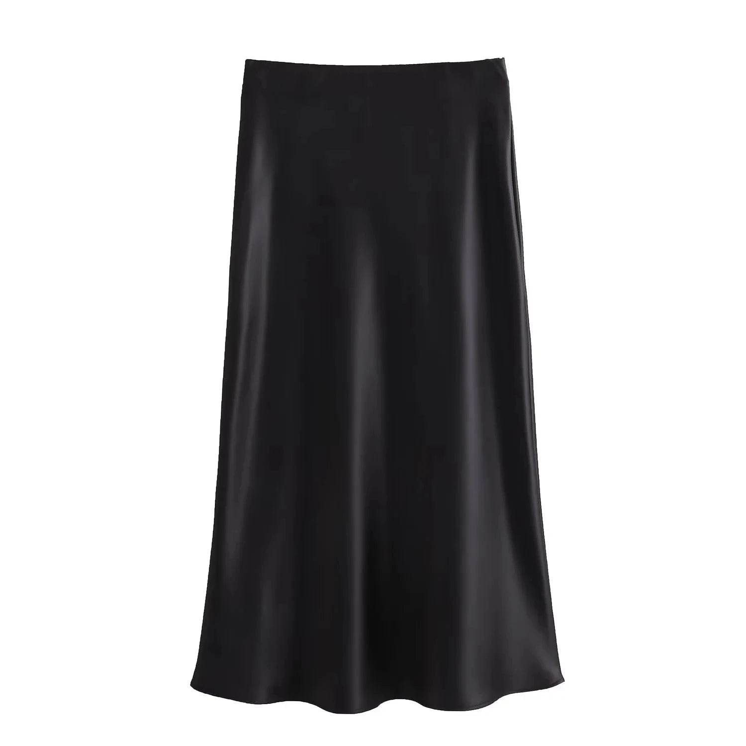 Women's Flowing Satin Midi - P12 Hub Europe