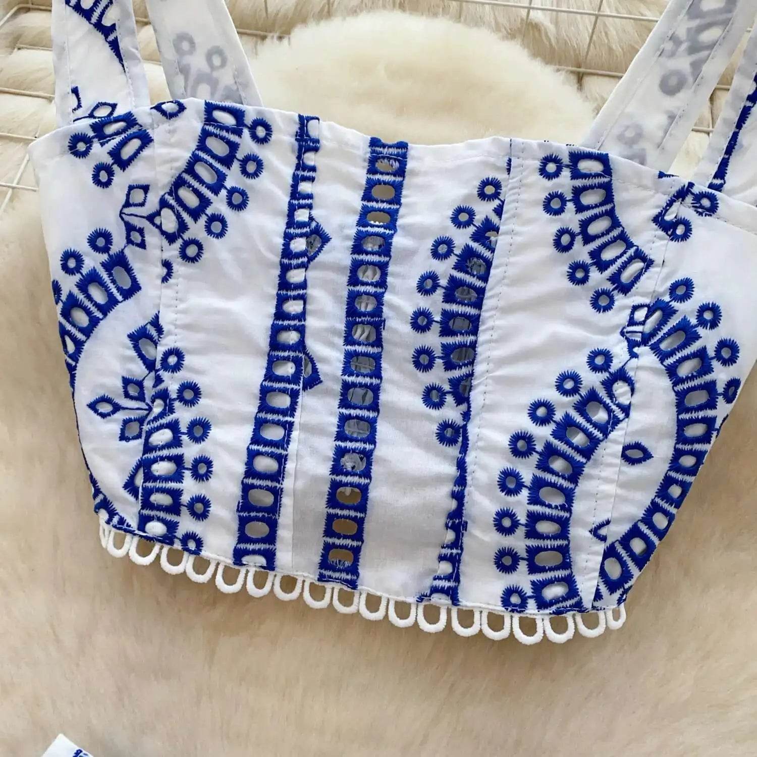White Summer Beach Skirt Set - P12 Hub Europe