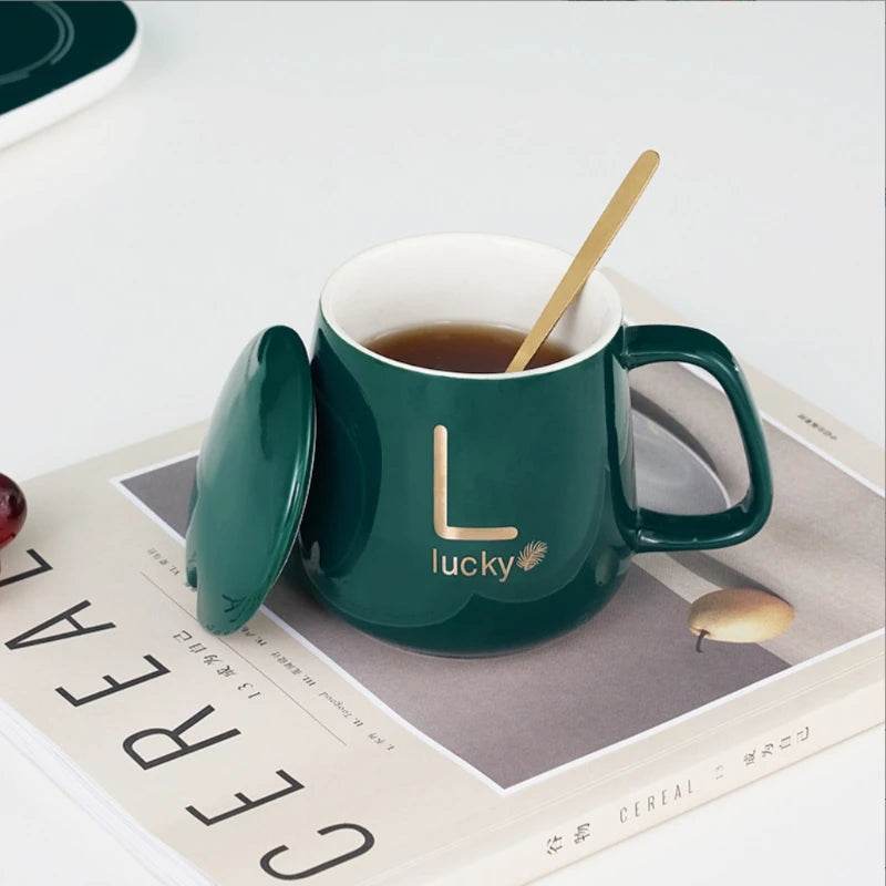 #55 Degree Warm Mug Set Ceramic Heating Cup with Constant Temperature Perfect for Gifts and Daily Use - P12 Hub Europe