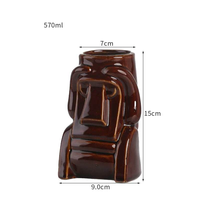 60 Types Ceramic Hawaii Tiki Mugs Creative Cocktail Glasses Beer Glass Martini Glasses Wine Glass Funny Cup Gift for Men - P12 Hub Europe