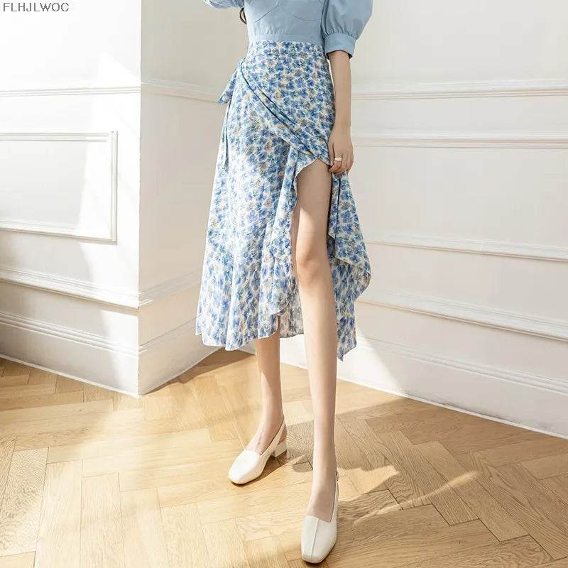 Women's Floral Lace-Up Dress - P12 Hub Europe