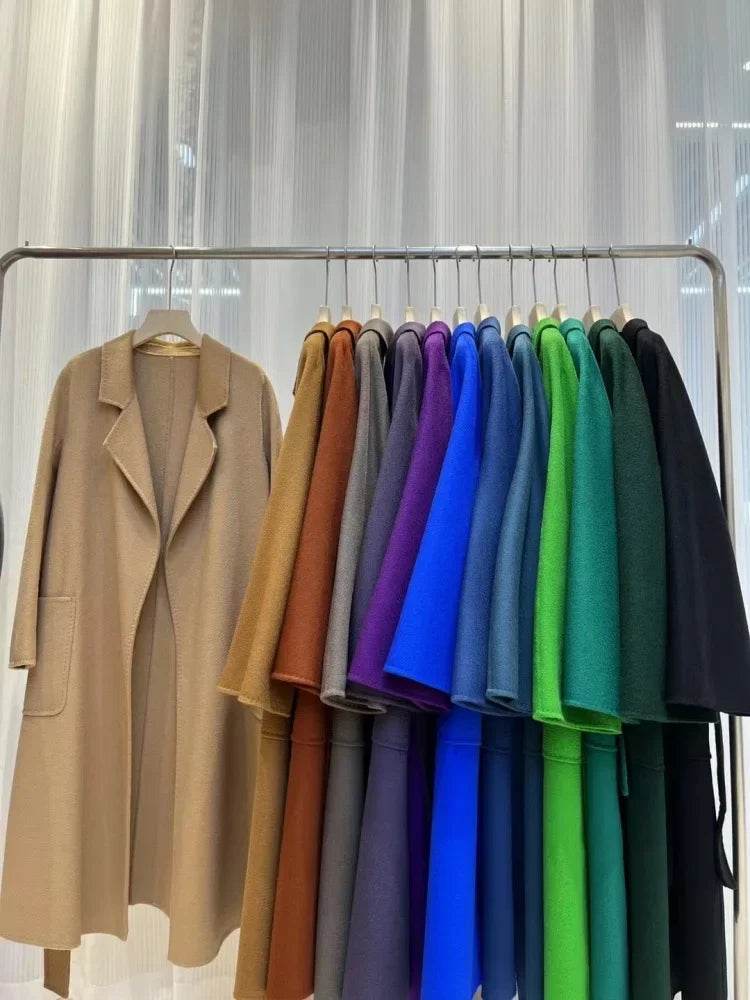Luxury Cashmere Wool Coat - P12 Hub Europe