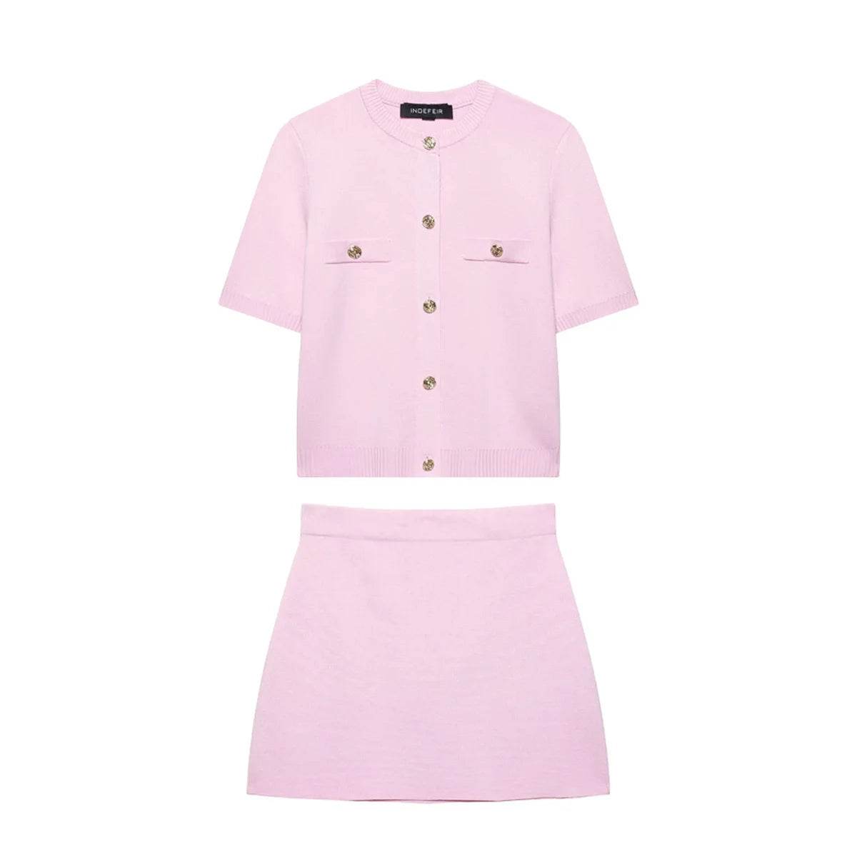 Solid Knitted Mini Skirt - P12 Hub Europe