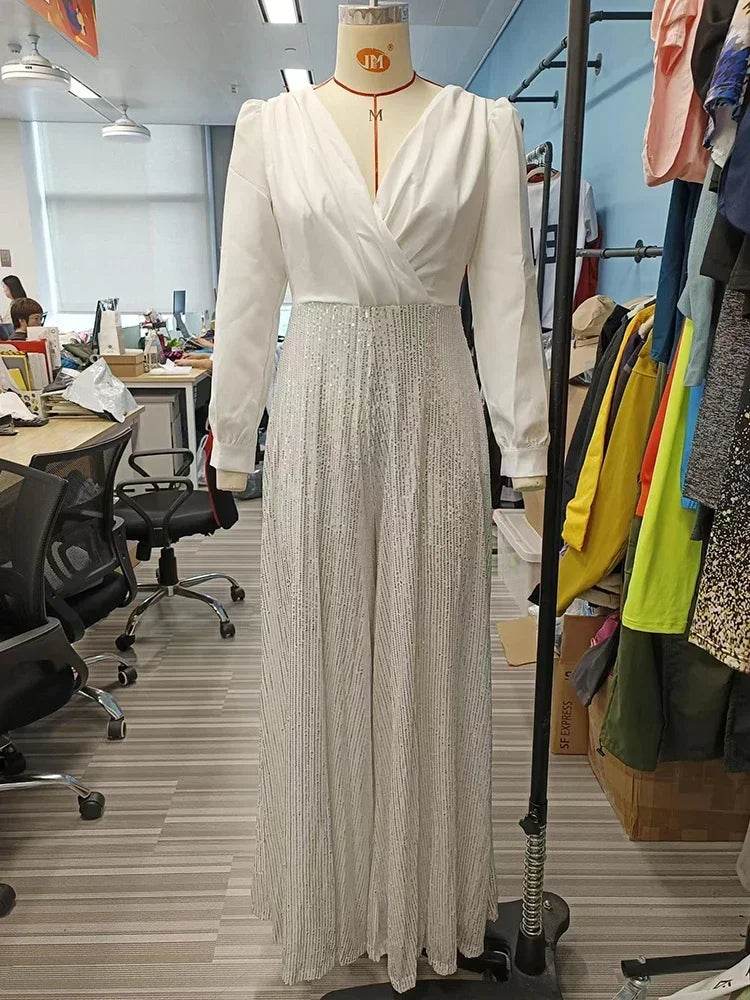 Sequin Splice Maxi Dress - P12 Hub Europe