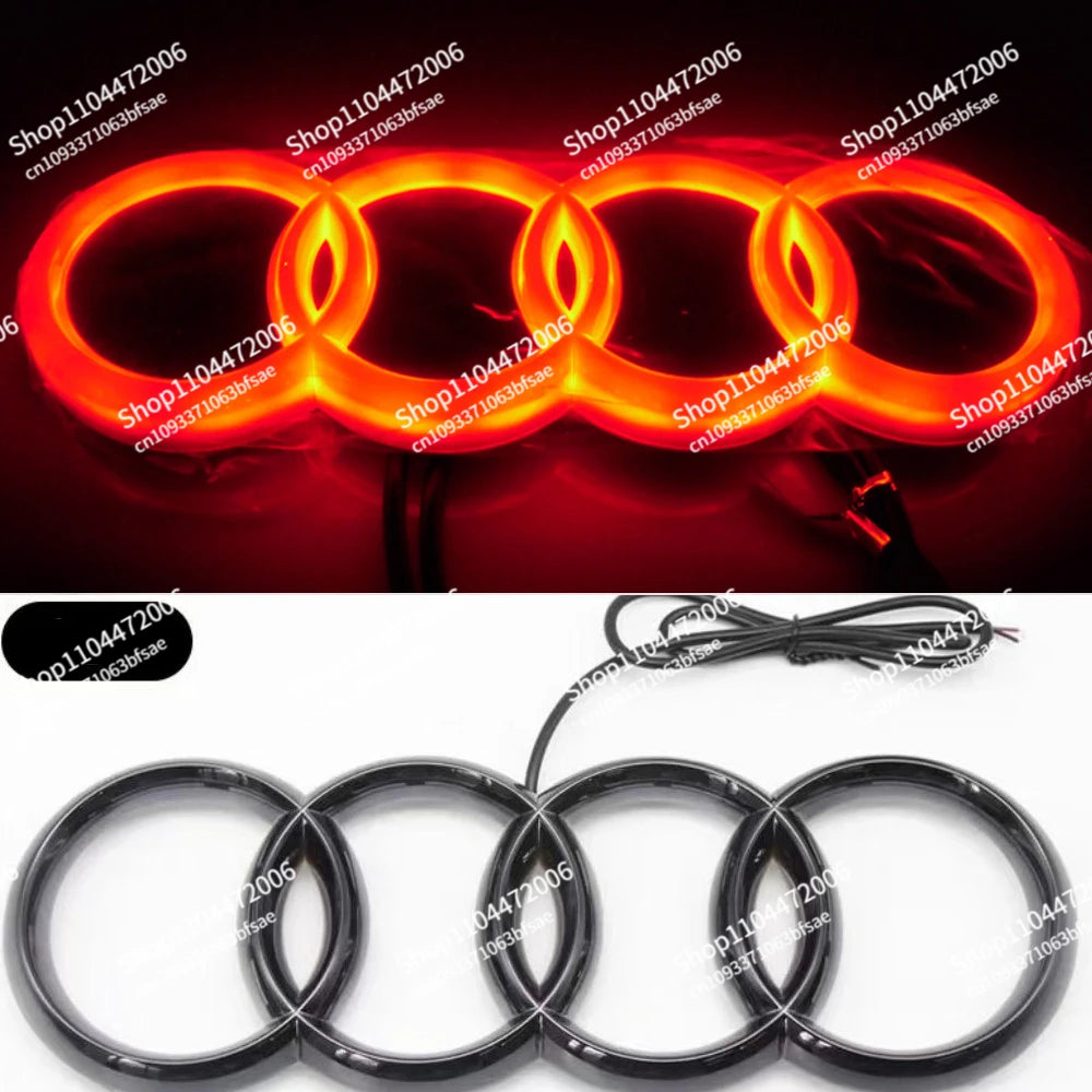 249mm/273mm/285mm Audi Car LED Front Grille Logo Lamp For AUDI A3 A4 A5 A6 A7 A8 S3 S4 S5 S6 S7 Q3 Q5 Q7 TT Static Light