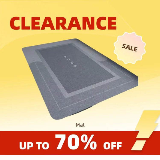 Clearance_Bathroom Absorbent Floor Mat, Anti Slip Diatomaceous Mud Foot Mat, Quick Drying Toilet, Anti Fall Toilet Door Mat, Foo - P12 Hub Europe