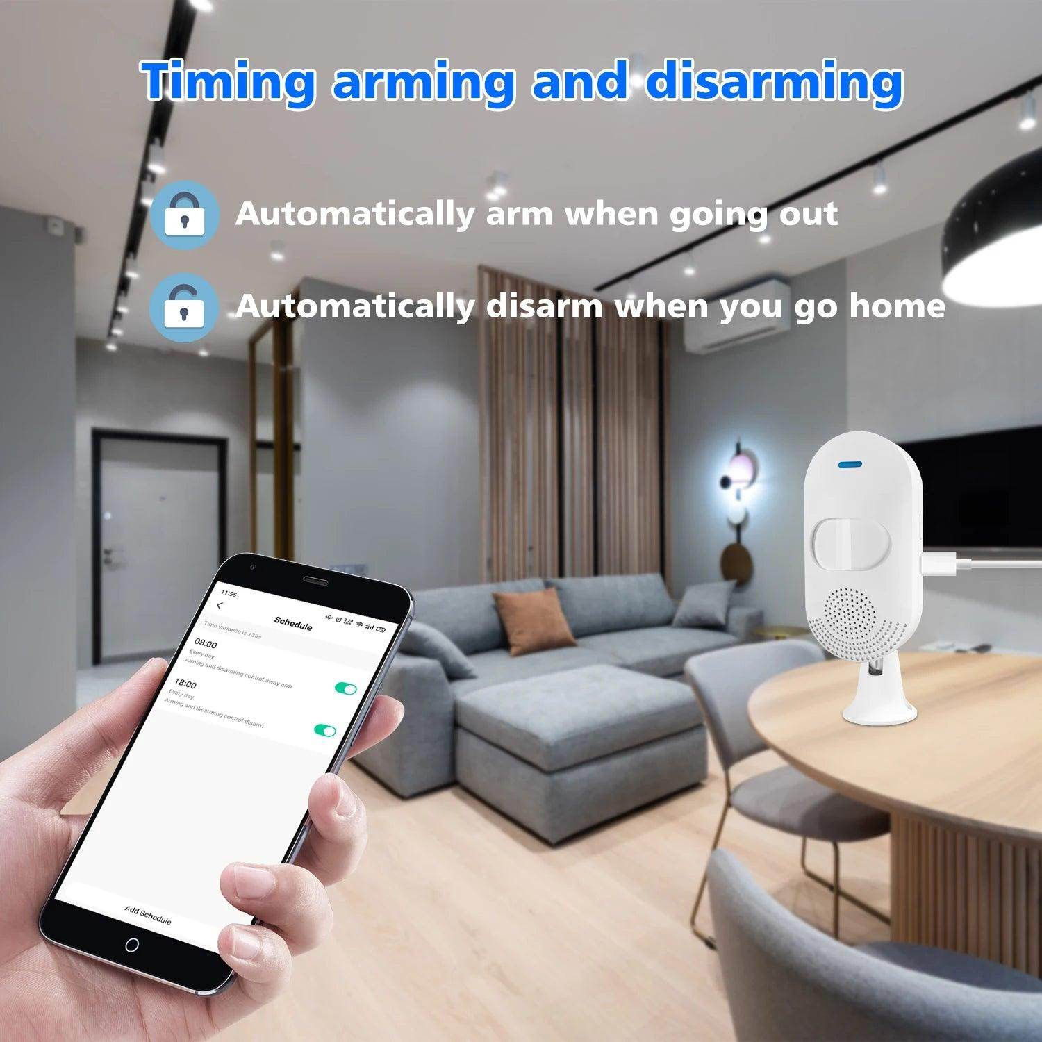 Sensor Alarm WiFi PIR Tuya Smart - P12 Hub Europe