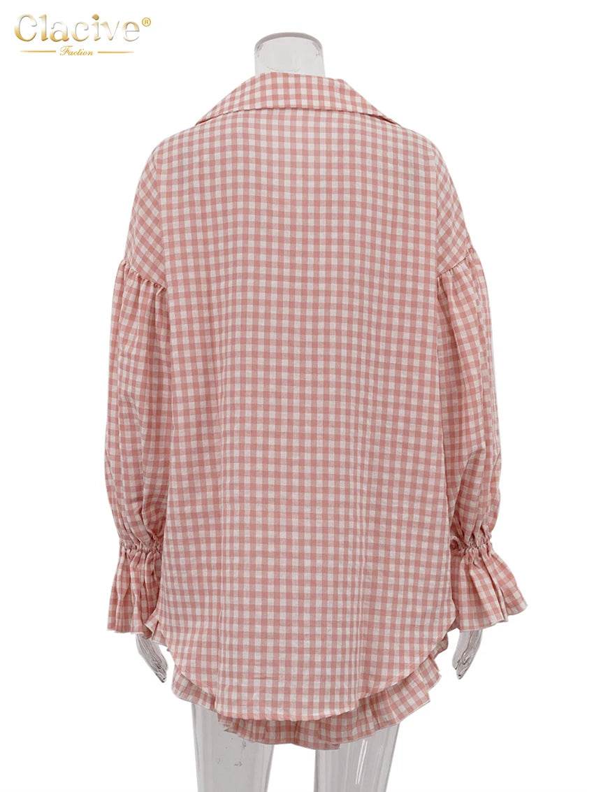 Clacive Stripe Ruffle Shorts Set - P12 Hub Europe