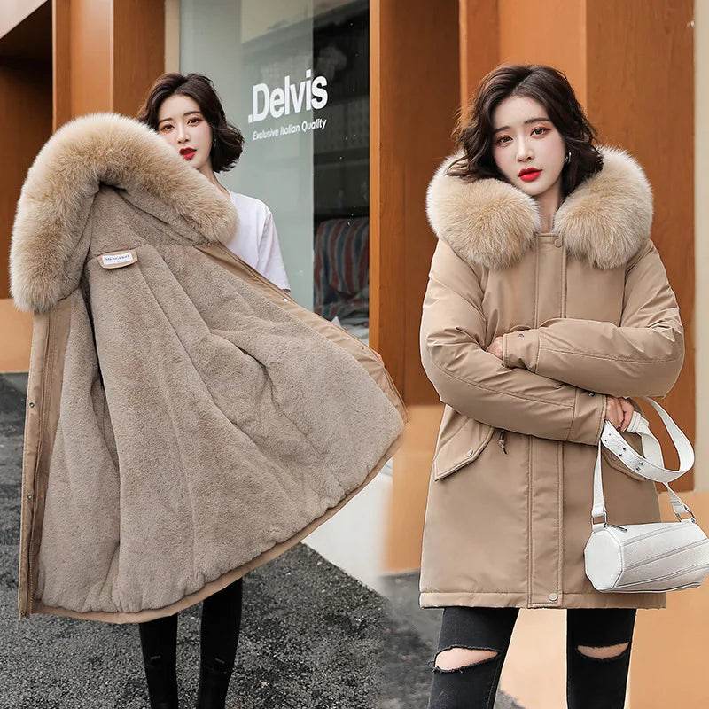 Slim Fur Collar Parka - P12 Hub Europe