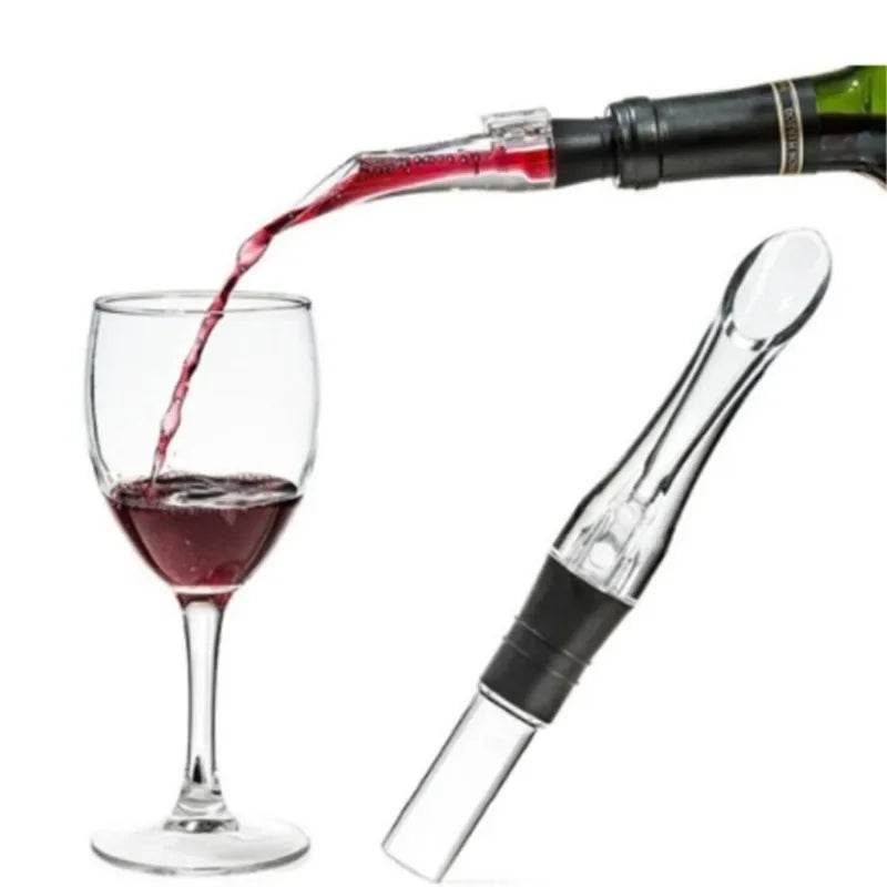 Acrylic Wine Aerator Pourer Premium Aerating Pourer Red Wine Decanter Cap Spout Stopper Bottle Mouth Dispenser Decanter Spout - P12 Hub Europe