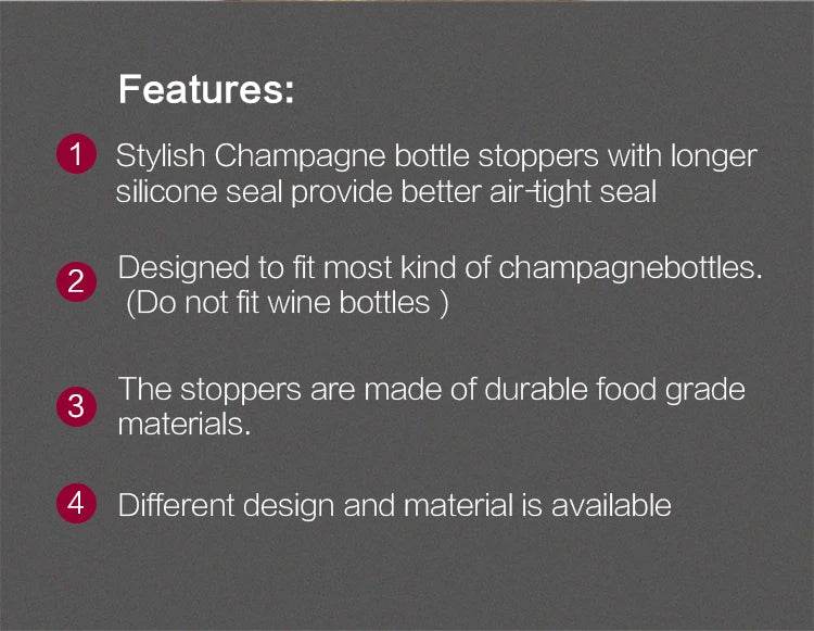 1/2Pcs Vacuum Red Wine Bottle Cap Stopper Silicone Sealed Champagne Bottle Stopper Reusable Retain Freshness Wine Plug Bar Tools - P12 Hub Europe