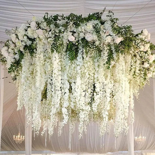 Artificial Vine Home festival Wedding Celebration Hotel Festival Party Outdoor Garden Wall Wreath DIY Gift Box stage Decoration - P12 Hub Europe