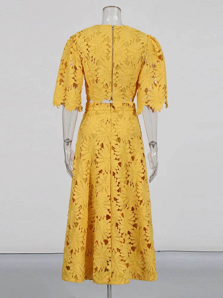 Solid Summer Skirt Suit - P12 Hub Europe