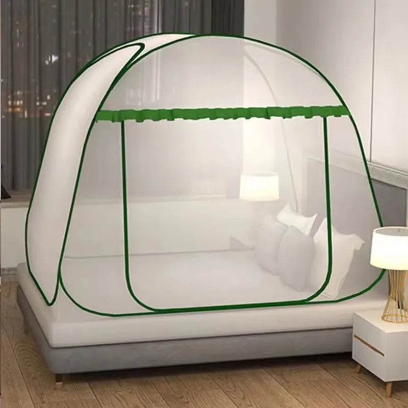 Simple Yurt Mosquito Net Portable Camping Tent Single Double Bed Canopy For Adult Foldable Bunk Mesh Net Breathable Mosquito Net - P12 Hub Europe