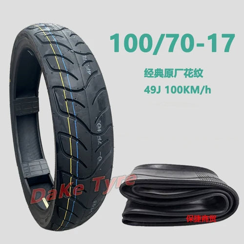 130/80-17 100/70-17 90/80 70 100 120/70-17 Is Applicable To SOCO Quick TS TC MAX Electric Motorcycle Tire Vacuum Tire