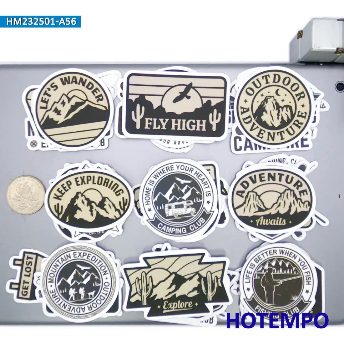 50Pieces Florida Miami Summer Sunshine Beach Surf Travel Stickers for Journal Luggage Guitar Car Bike Phone Laptop Sticker Toys