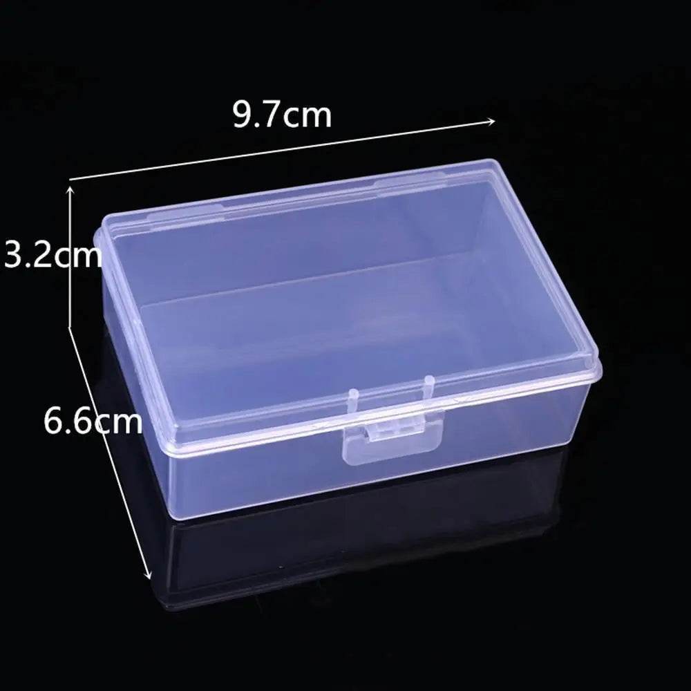 Mini Plastic Box Rectangular Box Translucent Box Packing Box Storage Box Dustproof Solid Strong Jewelry Storage Case Container - P12 Hub Europe