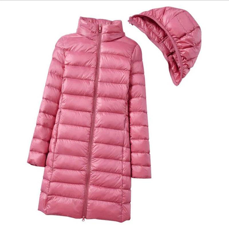 Korean Slim Hooded Down Parka - P12 Hub Europe