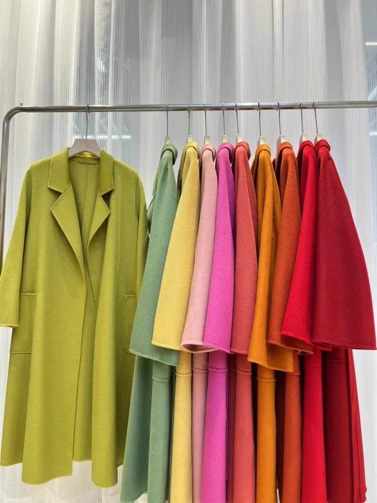 Luxury Cashmere Wool Coat - P12 Hub Europe