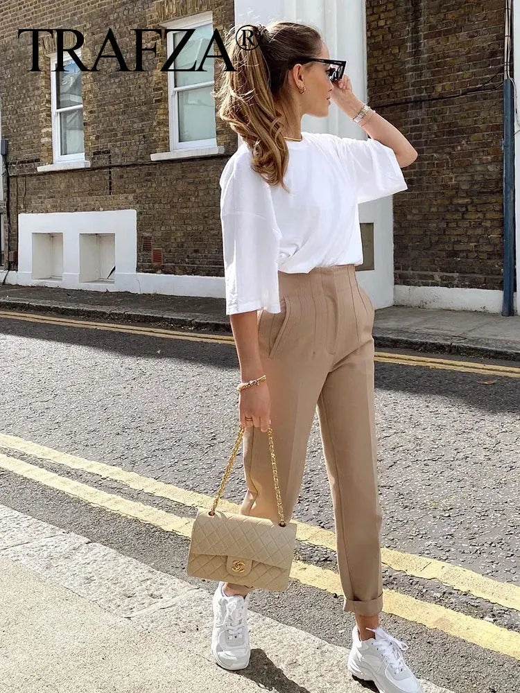 Women Elegant Pencil Pants - P12 Hub Europe