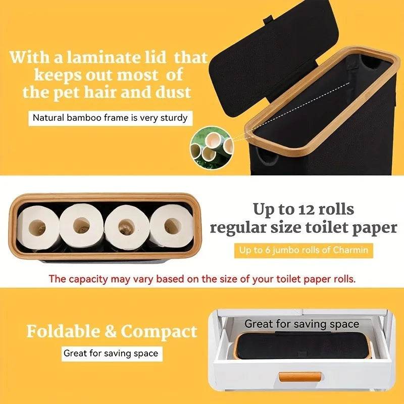 Waterproof Toilet Paper Storage Basket - P12 Hub Europe
