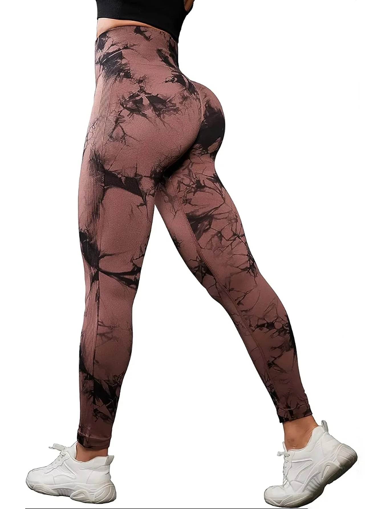 Women's Tie-Dye Butt-Lift Leggings - P12 Hub Europe