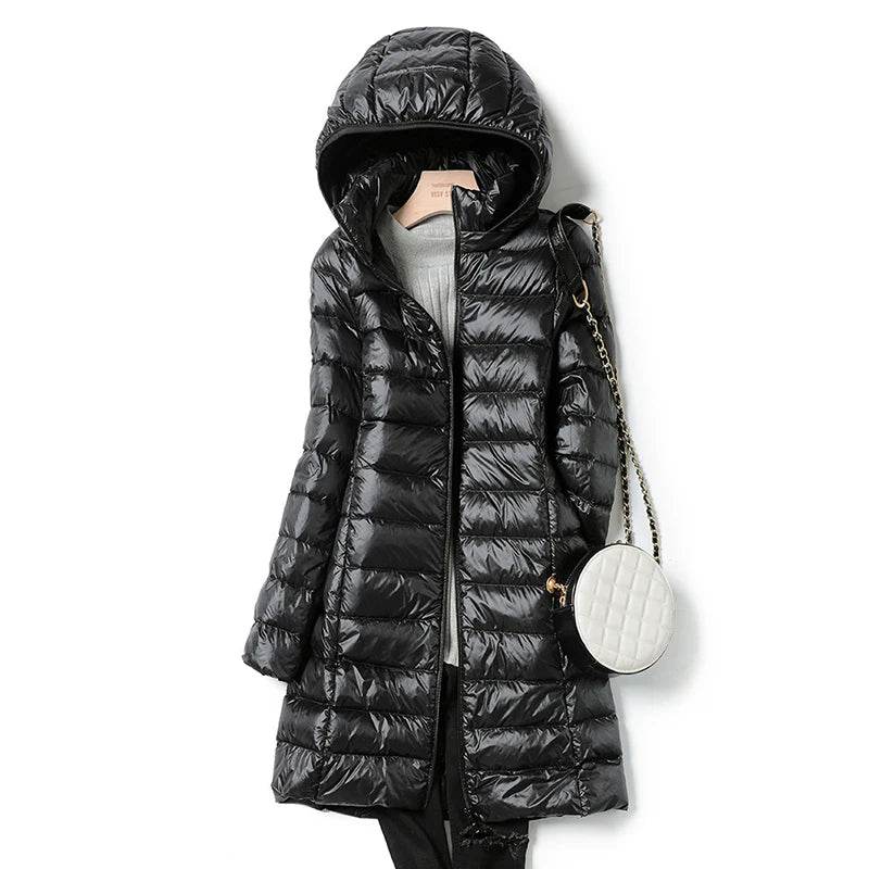Korean Slim Hooded Down Parka - P12 Hub Europe