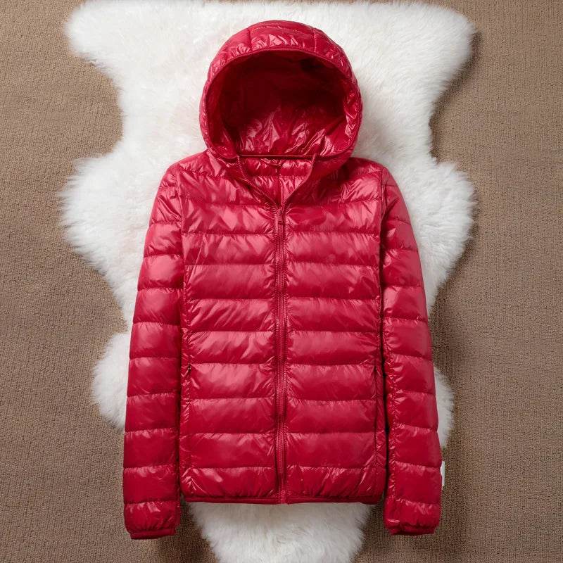 Women's Ultralight Hooded Down - P12 Hub Europe