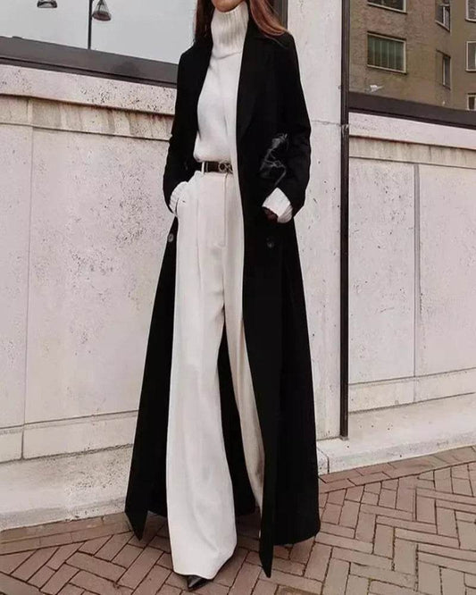 Women's Ankle Length Wool Trench - P12 Hub Europe