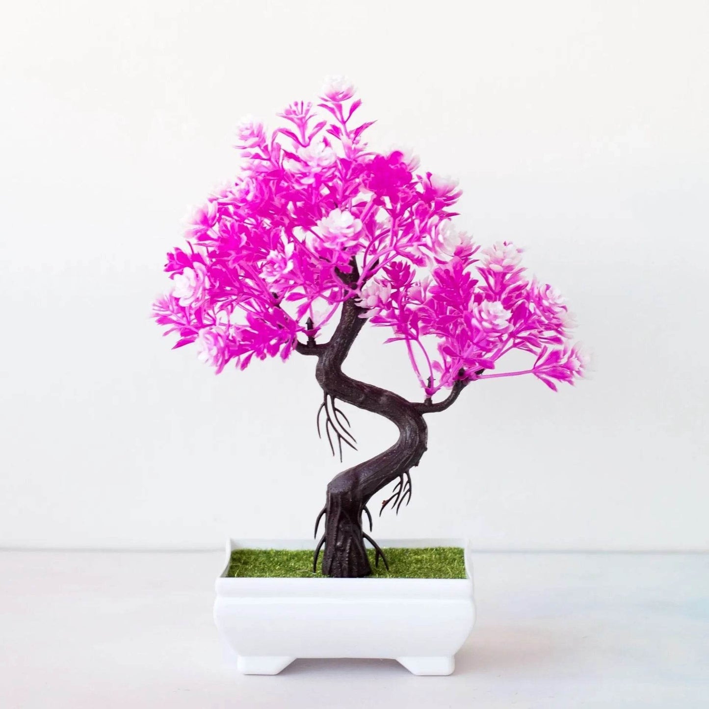 Garden Arrangement Ornaments Plastic Plants Bonsai Small Tree Pot Fake Plant Potted Flower Home Room Table Decoration - P12 Hub Europe