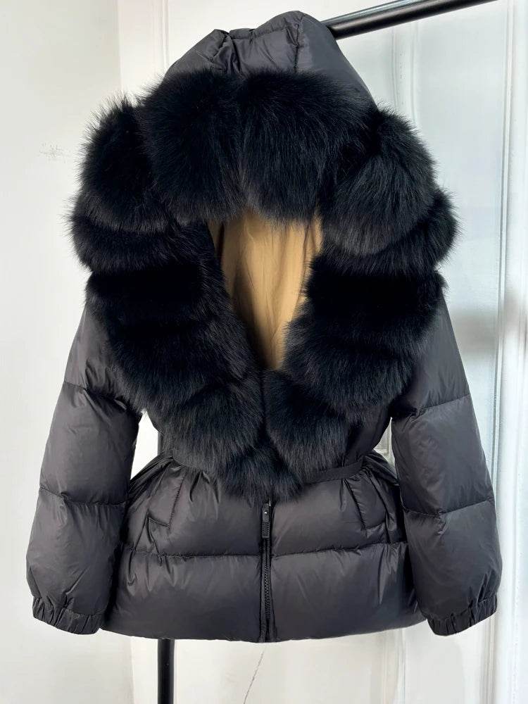 Fox Fur Down Puffer Parka - P12 Hub Europe