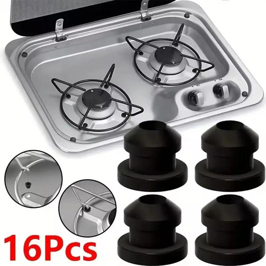 16PCS Stoves Rubber Plug Grommet Sleeve Pan Hob For Motorhome Camper 44990000122 Van Camper Accessories Car Tool