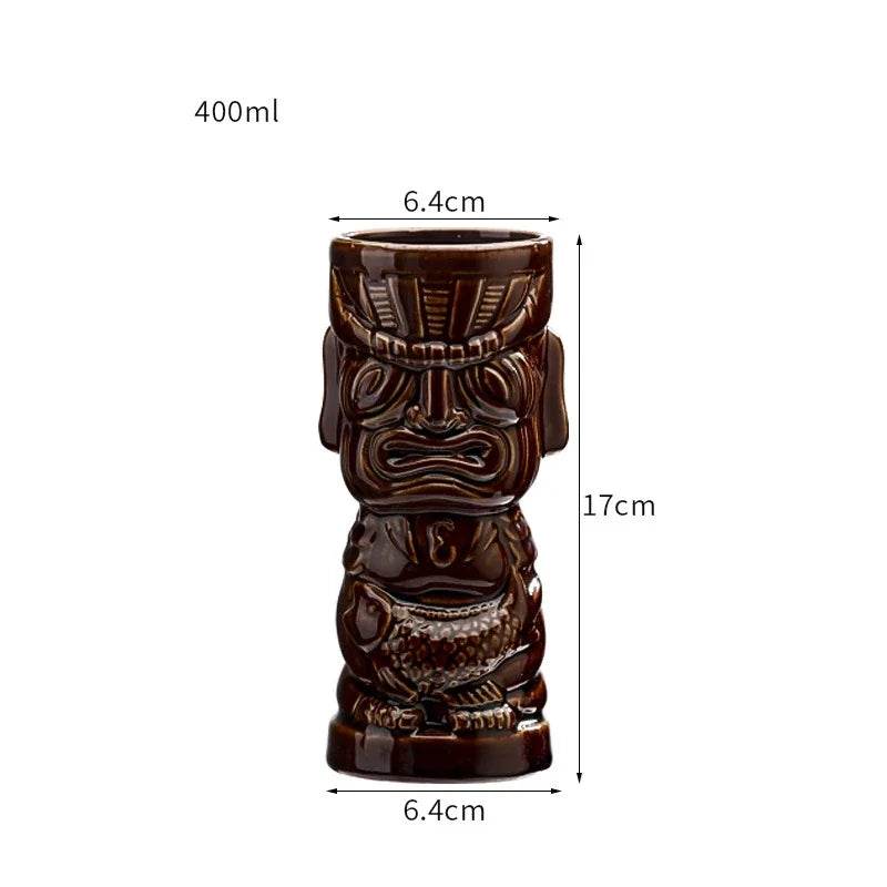 60 Types Ceramic Hawaii Tiki Mugs Creative Cocktail Glasses Beer Glass Martini Glasses Wine Glass Funny Cup Gift for Men - P12 Hub Europe