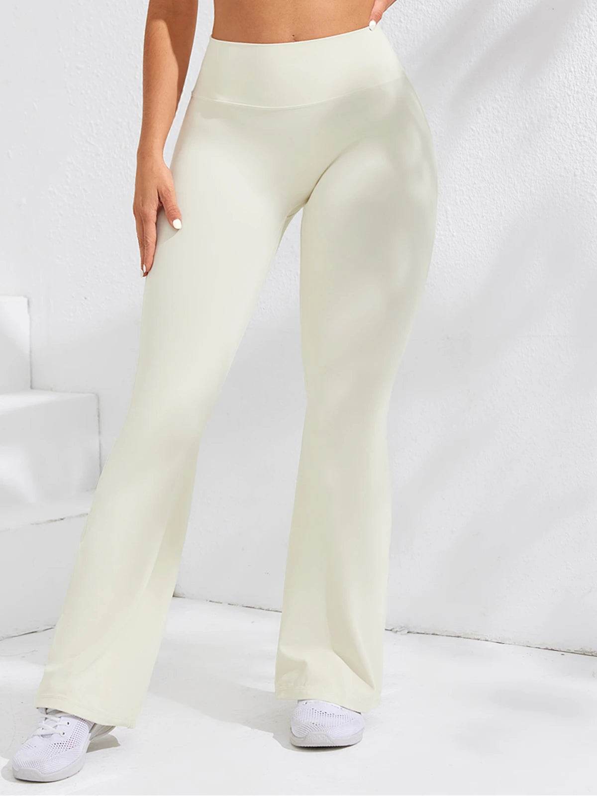 Women's High-Waist Flare Leggings - P12 Hub Europe