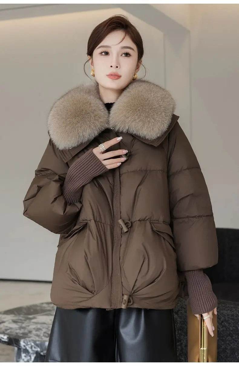 Korean Fur Collar Parka - P12 Hub Europe