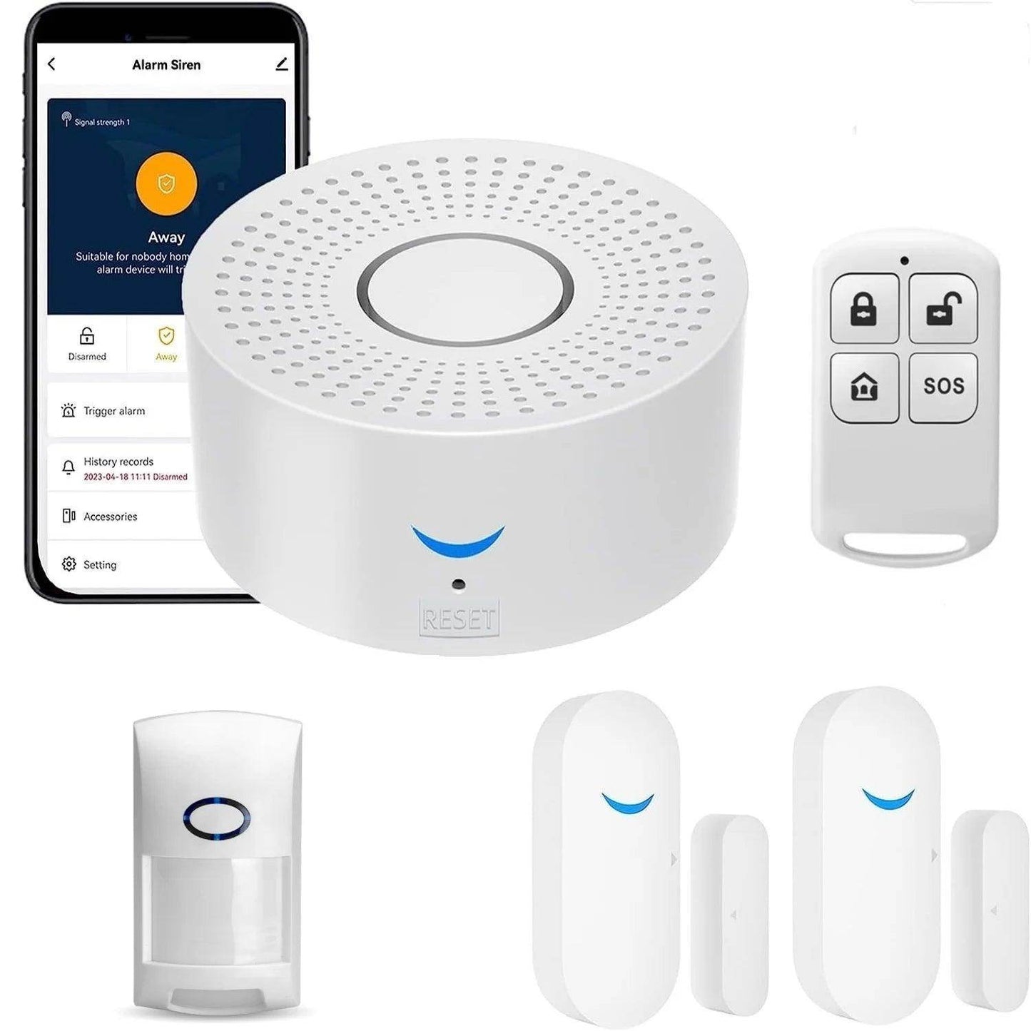 Alarm Smart Home WiFi App Controlled - P12 Hub Europe