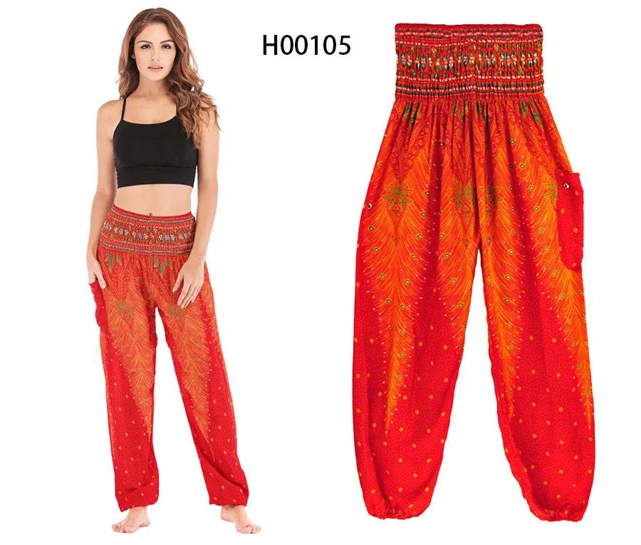 Boho Hippie Harem Yoga Pants - P12 Hub Europe