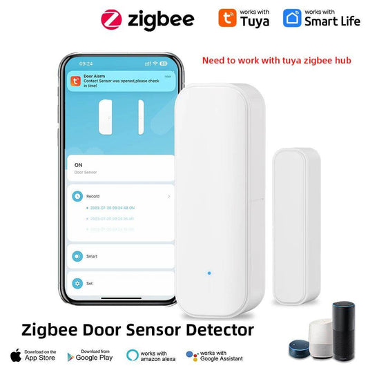 Sensor Door Tuya Zigbee Smart - P12 Hub Europe